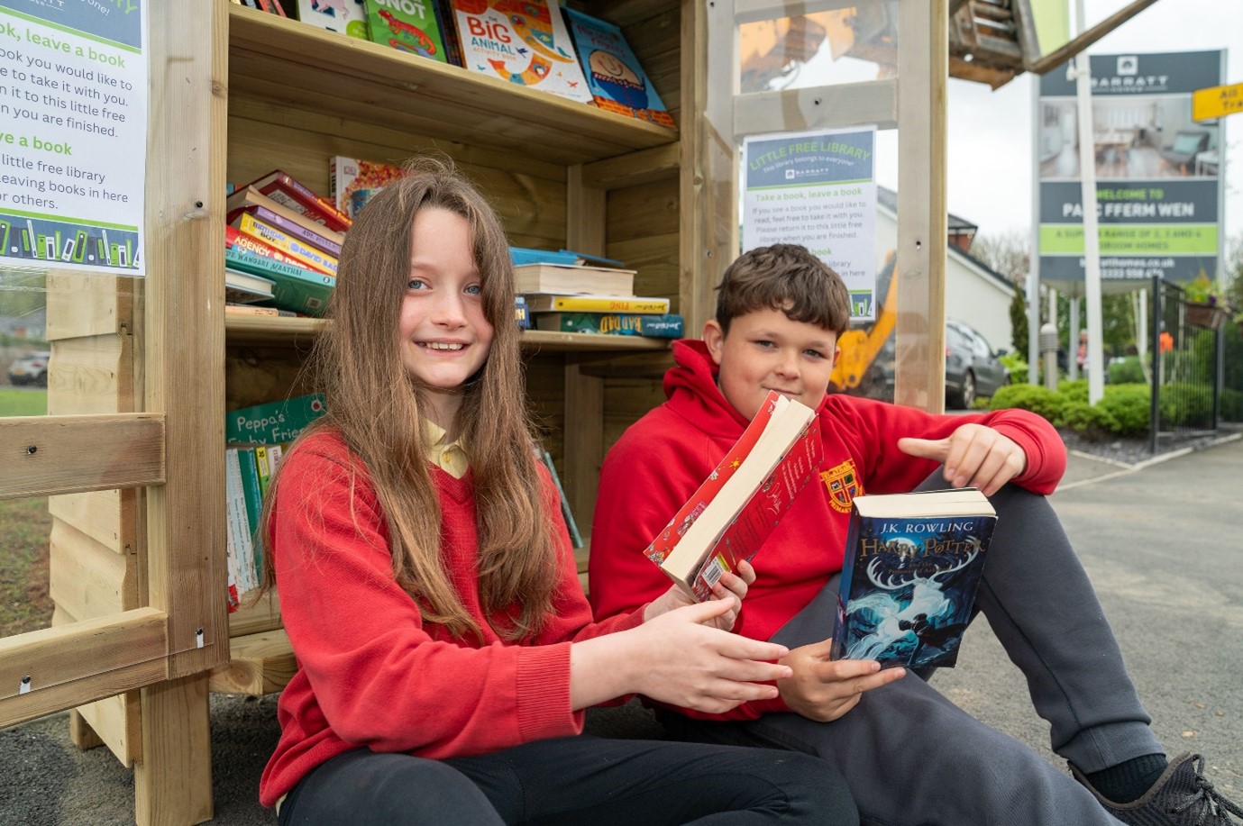 'Little Library' Unveiled at St Athan Housing Development Image 2