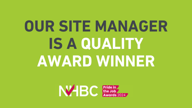 OUR SITE MANAGER IS A QUALITY AWARD WINNER