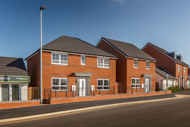 Outside view of  the Thornton 4 bedroom home and Chester 4 bedroom home